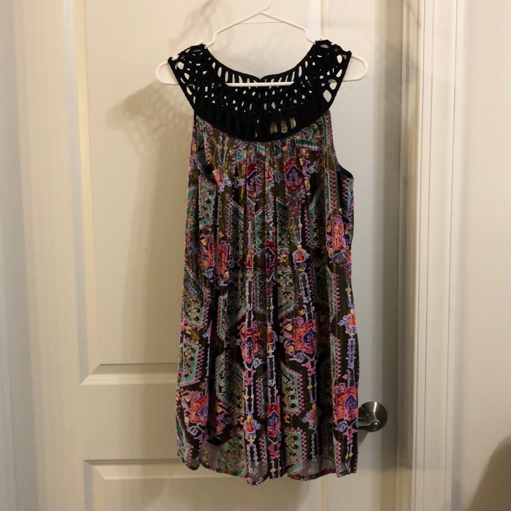 Velvet mini dress from Anthro